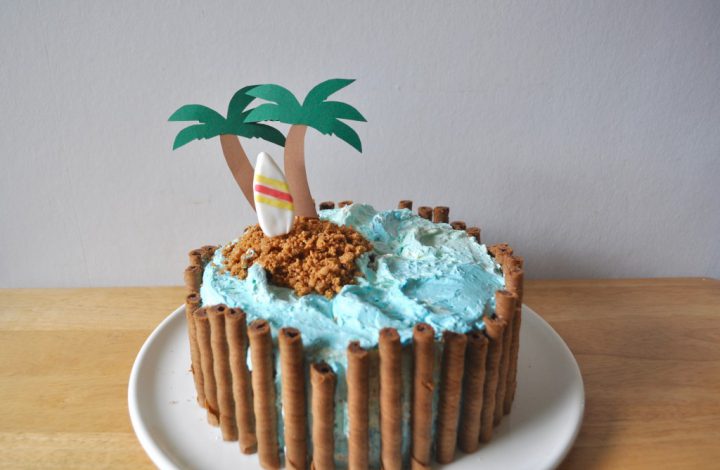 Eine Motivtorte in der Sommer Edition: Backerellas Strand-Torte
